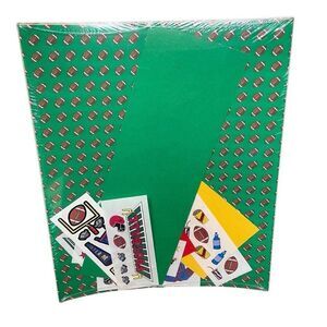 Creative Memories Football Combination Pack die cuts stickers and paper NIP